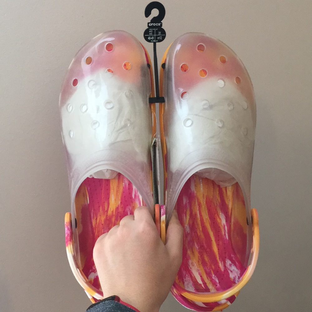 Marbled Translucent Crocs - Picture 4 of 13